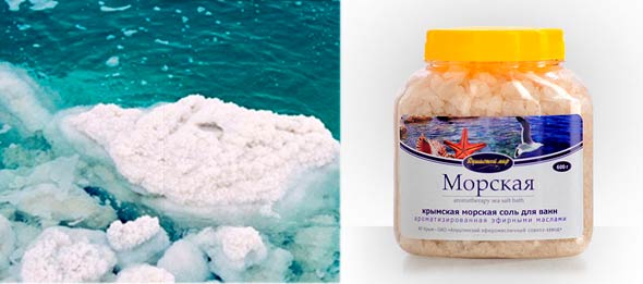 Морская соль от болей в спине